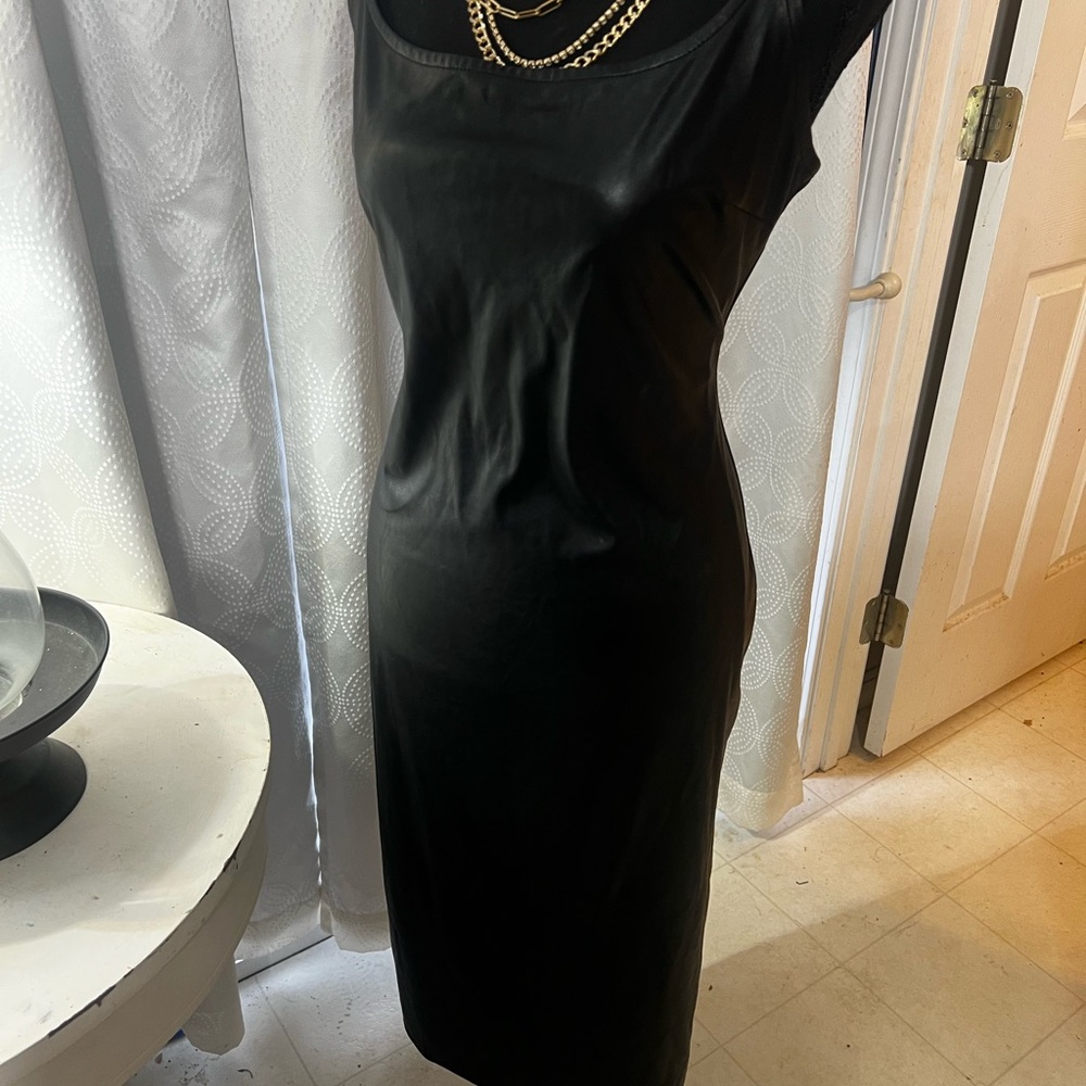 NWOT Wild Fable Black Midi Dress - Picture 5 of 5